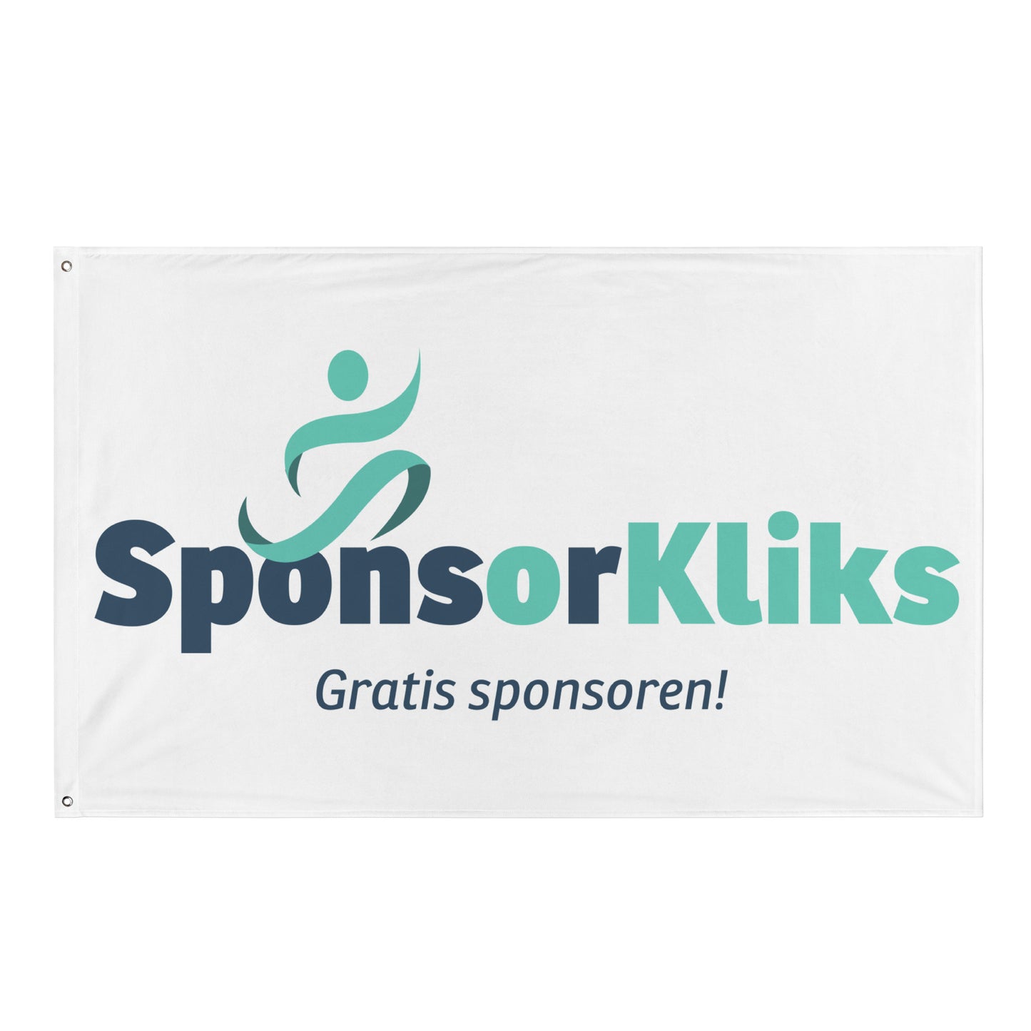 SponsorKliks Spandoek / Vlag 155 x 97 cm